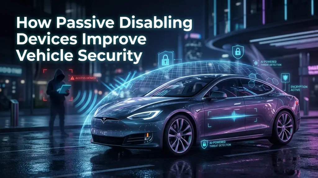 Passive disabling device protecting a modern vehicle
