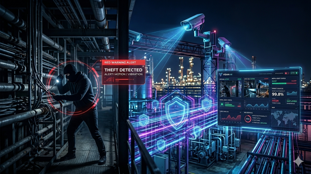 Metal theft prevention strategies illustration