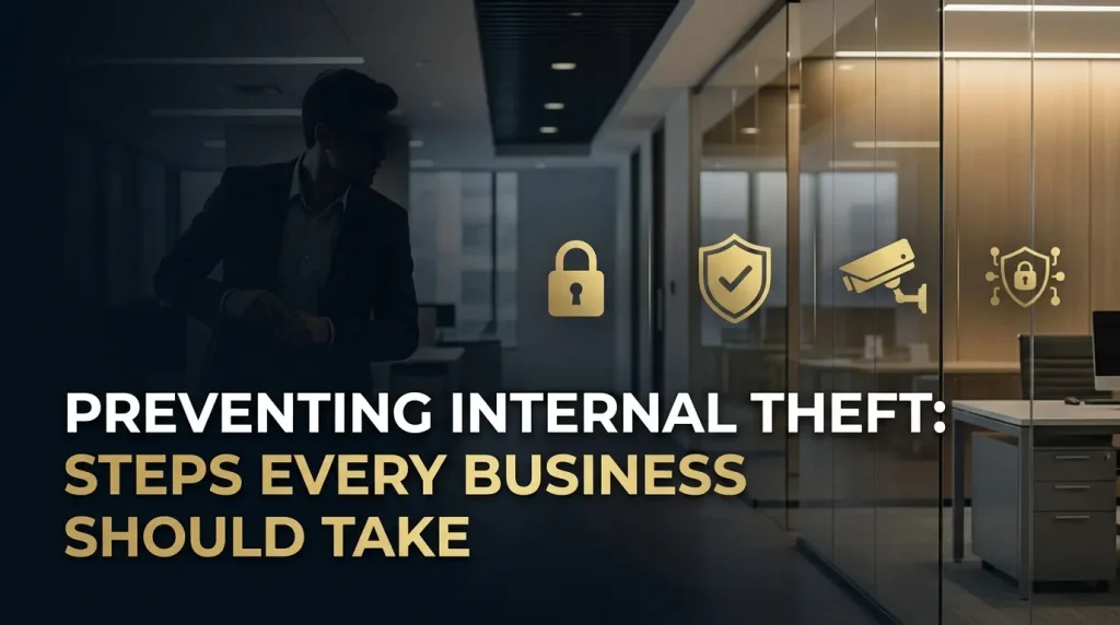 Preventing internal theft in business with effective security measures