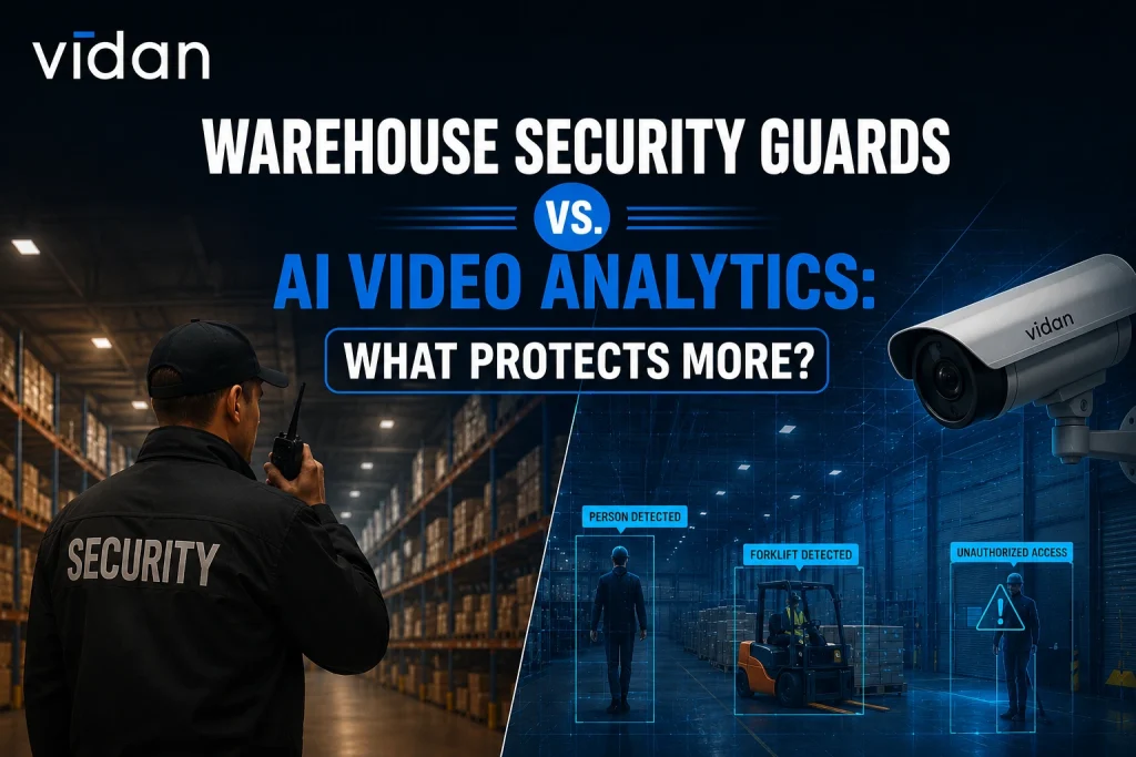 Warehouse Security Guards vs AI Video Analytics: Comparing Modern Warehouse Security Solutions