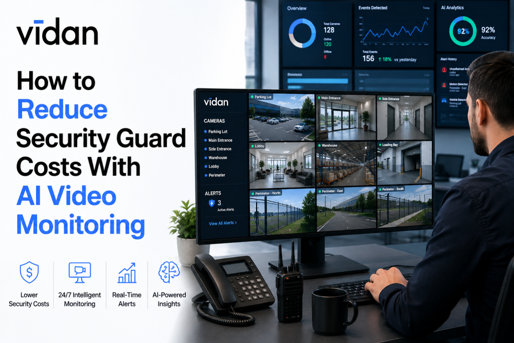 How to Reduce Security Guard Costs With AI Video Monitoring